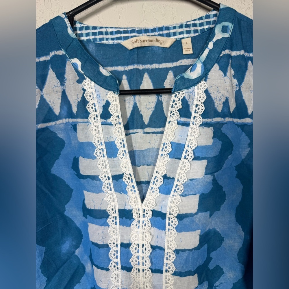 NWOT Soft Surroundings Lusi Tunic Top Size Small - Picture 5 of 6